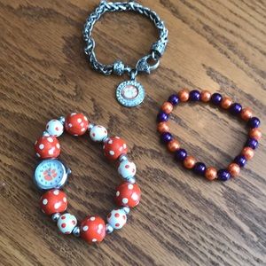 Clemson Gameday Bracelet Bundle